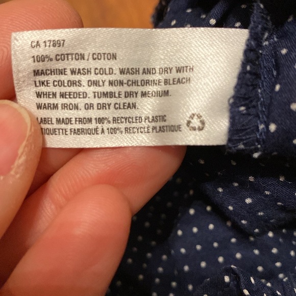 Girl’s Size 12-18 Months Ruffle Bummies Bundle of 2: Blue/Green & Navy Polkadot - Picture 7 of 7